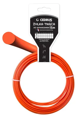 Obrázek produktu pro Řezná šňůra 2,7/15 m k kulatá oranžová IN005295Y