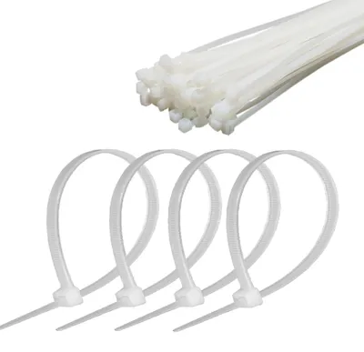Image de NAR0047-35.1 Pince 4,8 mm/35 cm blanc