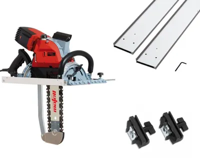 Produktbild von Mafell Zimmerei Kettensäge ZSX Ec 400 HM + Führungsschiene 3m 2tlg + Adapterpaar