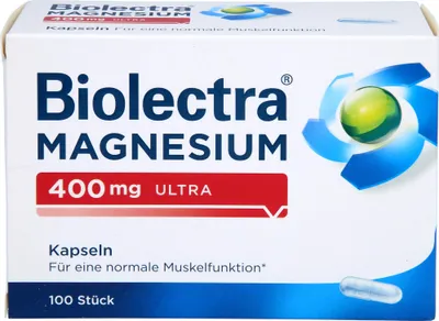 Zdjęcie produktu dla Biolectra Magnez 400 mg ultra kapsułki, 100 kapsułek