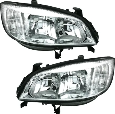 Produktbild von TYC Scheinwerfer Set für Opel Zafira A F75 3/1999-6/2005 H7 HB3 Halogen LWR