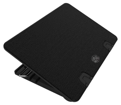 Produktbild von Cooler Master Ergostand IV, Laptop-Ständer, Schwarz, Metall, Kunststoff, Gummi, 43,2 cm (17"), 1 Stück(e), 14 cm