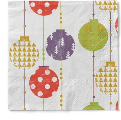Produktbild von Sovie HOME Weihnachtsserviette Ulla aus Tissue 33 x 33 cm, 3-lagig, 20 Stück