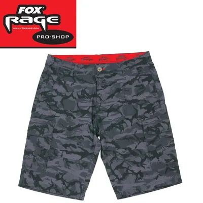 Produktbild von Fox Rage Camo Shorts - Angelhose, Größe:S