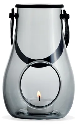 Productafbeelding van Holmegaard - Design met licht - Lantaarn, rookglas, 16 cm