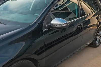Obrázek produktu pro Chromované kryty zrcátek z nerezové oceli pro VW Golf 6 VI Cabrio Touran 2009-2015 Typ 1T3