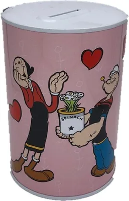 Produktbild von Popeye Kinder Spardose aus Blech 15x10cm