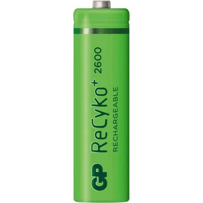 Zdjęcie produktu dla GP Batteries AA, Bateria do ponownego naładowania, AA, Niklowo-metalowo-wodorkowa (NiMH), 1,2 V, 4 szt., 2600 mAh