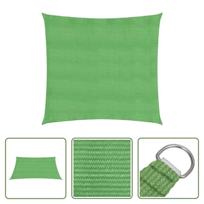 Produktbild von The Living Store Sonnensegel 160 g/m² Hellgrün 5x5 m HDPE
