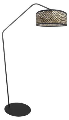 Produktbild von Anne Lighting - stehlampe - ZigZag - natürlich schwarz - metall - bogenlampe - E27 - 4238ZW