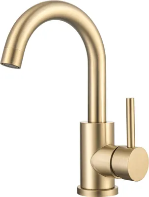 Produktbild von LOMAZOO Waschtischarmaturen Mischbatterie Lysa Edelstahl Gold
