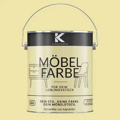 Produktbild von Kenzopaints 2,5Liter Möbelfarbe Möbellack - Sonnenflair von Kapverden