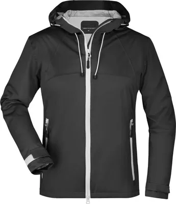Produktbild von Ladies' Outdoor Jacket black/silver, Gr. S