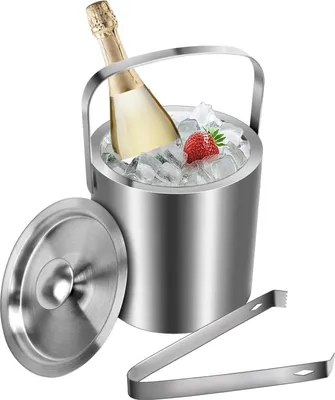 Image de Bac à glace en acier inoxydable - double paroi - 1,3 l