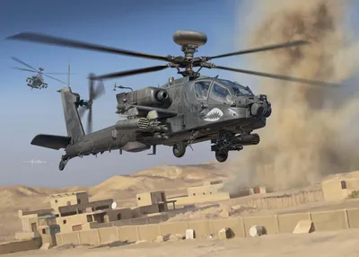 Produktbild von Modellbausatz Hubschrauber 12551 – U.S. Army AH-64D Block II „Late Version” (1:72)