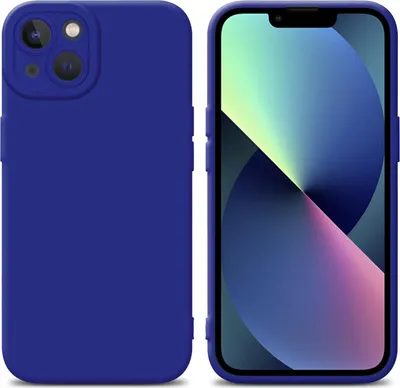Produktbild von Cadorabo Hülle für Apple iPhone 14 PLUS Schutz Hülle in Blau TPU Silikon Etui Case Handyhülle
