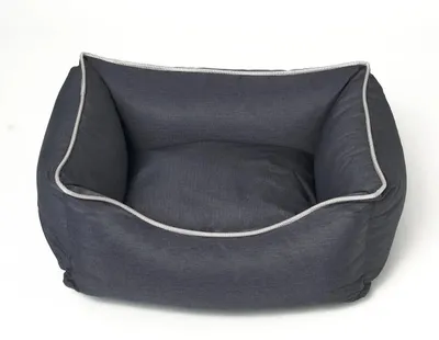 Obrázok produktu pre Tmavosivá psia posteľ, 65x27x27 cm, vhodná aj pre mačky