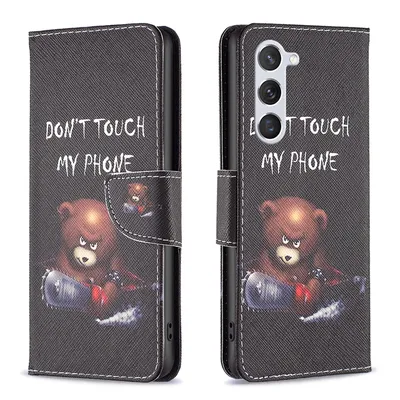Produktbild von Für Samsung Galaxy S23 5G Kunst-Leder Handy Tasche Motiv 1 Hülle Etuis Schutz