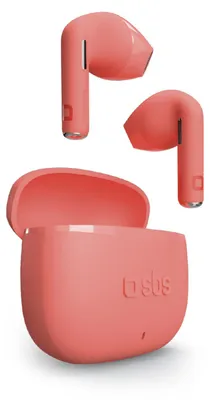 Produktbild von SBS Go Pods, True Wireless Stereo (TWS), 20 - 20000 Hz, Anrufe/Musik, 50 g, Kopfhörer, Rot