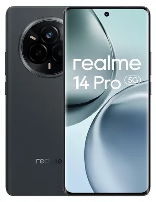Zdjęcie produktu dla realme 14 Pro 5G, 17,2 cm (6.77"), 12 GB, 512 GB, 50 MP, Android 15, Szary