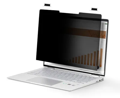 Image de StarTech.com 14-inch 16:9 Touch Privacy Screen, Anti-Glare Privacy Filter, Laptop Monitor Screen Protector with +/- 30 Deg. View Angle, Flip-Over - 51% Blue Light Reduction (14LT-PRIVACY-SCREEN)