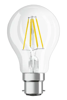 Produktbild von Osram ST CLAS A 60 7 W/827 B22 LED-Lampe, Birnenform, Sockel B22, 7 Watt, Warmweiß, 2700 K,