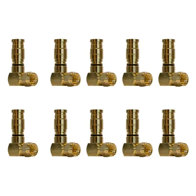 Produktbild von PremiumX 10x Kompressionsstecker XCon G1-90 90° Winkelstecker F-Kompressionsstecker 7,5mm für SAT Kabel Koaxialkabel 120db 130db 135db