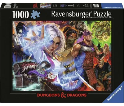 Productafbeelding van Puzzel voor volwassenen, 1000 stukjes - D&D - Missie aanvaard
