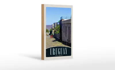 Produktbild von Holzschild Reise 12x18 cm Uruguay Süd Amerika Stadt Urlaub