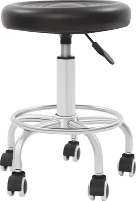 Obrázek produktu pro Nastavitelná otočná stolička, ergonomický design, nosnost 150 kg, černá