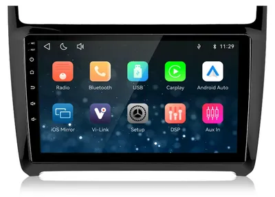Immagine prodotto di Autoradio da 9 pollici per VW Polo 5 (6R) 6C, modelli dal 2008 al 2020, con sistema operativo Linux, compatibile con CarPlay e Android Auto, radio con Bluetooth, Wi-Fi e RDS. Telecamera opzionale. Vi Link