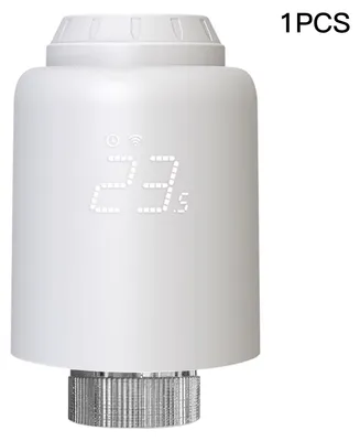 Obrázok produktu pre Inteligentný termostatický ventil pre vykurovanie – Zigbee – Bezdrôtové pripojenie – Regulácia teploty – Ovládanie cez aplikáciu – 1 kus