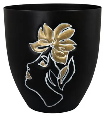 Produktbild von Topf leah d16h17 cm Gesicht