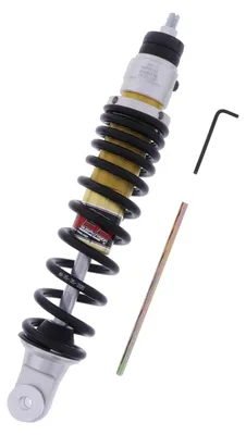 Zdjęcie produktu dla Amortyzator do Vespa S 125 ie 3V z lat 2012–2014, producent YSS, nr kat. OE302-285T-01AL-38 – nowy
