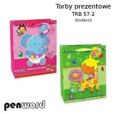 Produktbild von Geschenktüte 32 x 26 x 12 cm MIX – Penword