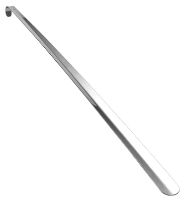 Obrázek produktu pro Dlouhá nerezová obuvná lžíce – 31,5 cm, s rukojetí a háčkem