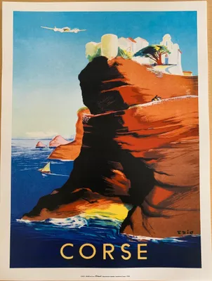 Image de La Corse / Air France - Eric - 30x40cm Affiche Poster