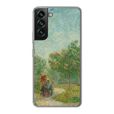 Produktbild von MuchoWow® Handyhülle Schutzhülle Hülle für Samsung Galaxy S22 Garten mit Liebenden - Vincent van Gogh Silikon Softcase Handy Hülle - Mobiltelefonhülle