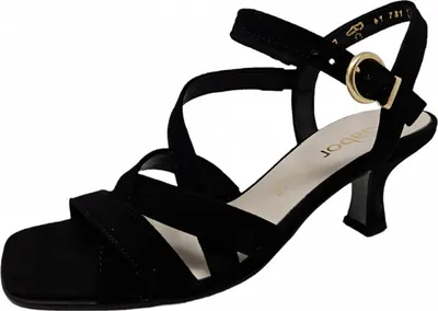 Obrázek produktu pro Gabor 41.781 dámské sandály - páskové sandály černé elegantní NEW
