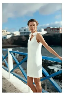 Produktbild von Kleid MAKOVER K128 NATURFARBEN Größe: L