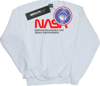 Produktbild von NASA - "Aeronautics And Space" Sweatshirt für Herren BI48128 (L) (Weiß)