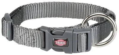 Produktbild von TRIXIE Premium Halsband, S–M: 30–45 cm / 15 mm, grafit