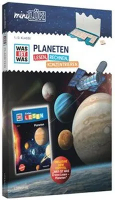Zdjęcie produktu dla miniLÜK-Set. Deutsch 1./2. Klasse: WAS PLANETEN - Lesen, Rechnen, Konzentrieren
