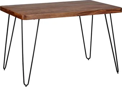 Produktbild von Wohnling Massivholz Sheesham Esstisch BAGLI 120 x 80 x 76 cm Küchentisch Massiv