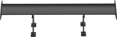 Image de SucceBuy Spoiler de voiture GT Wing 43,3 pouces, spoiler arrière universel réglable à un étage, spoiler de course léger en aluminium pour BGW/JDM Drift, noir