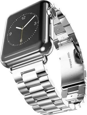 Produktbild von Strap-it Apple Watch 8 Stahlarmband (Silber)