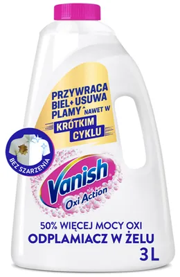 Produktbild von 018079 Vanish Oxi Action Weißer Fleckenentferner-Gel 3l