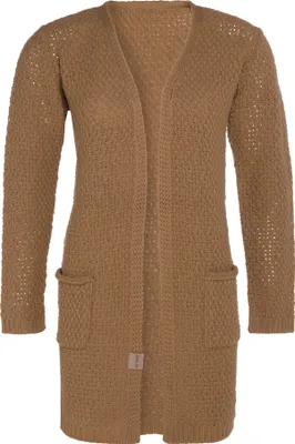 Produktbild von Knit Factory Luna Strickjacke - New Camel - 36/38 - Mit Taschen