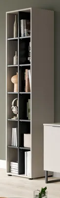 Produktbild von Regal "Morena" in kaschmir und schwarz Standregal 45 x 192 cm