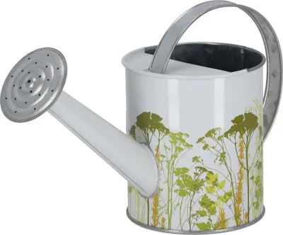 Image de Esschert Design | Arrosoir de jardin - Arrosoir - blanc - en métal - Arrosoir pour fleurs - Jardin - Pratique